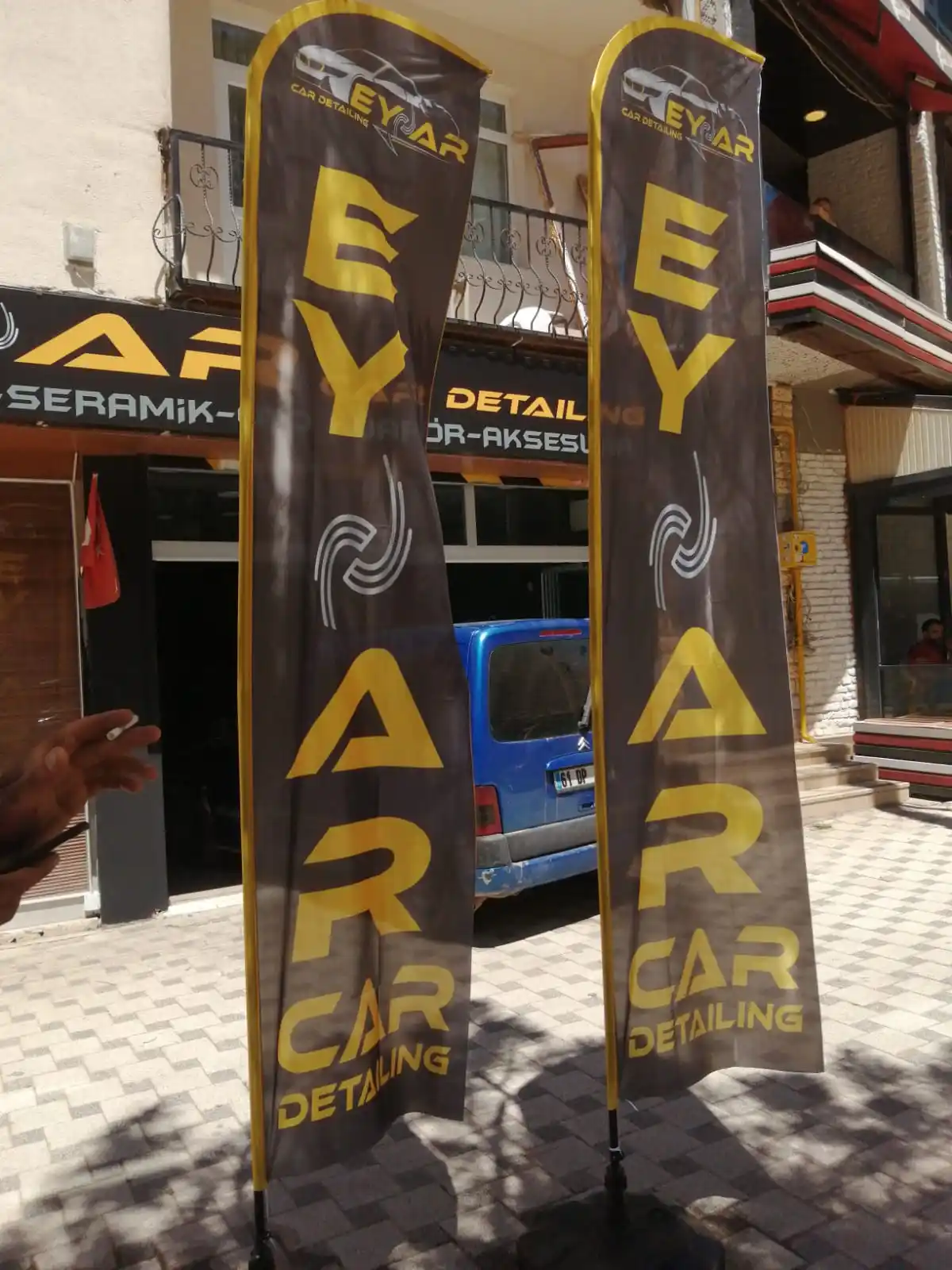 Oto Kuaför Yelken Bayrağı-5