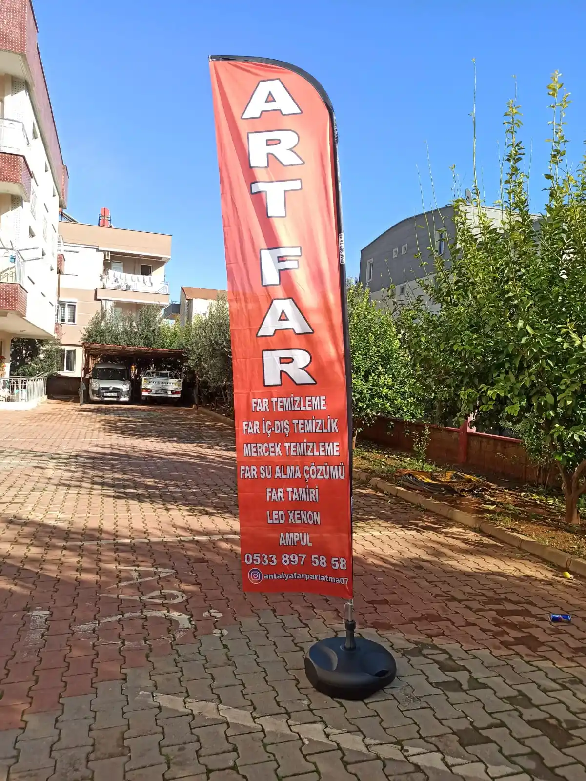 Oto Kuaför Yelken Bayrağı-6