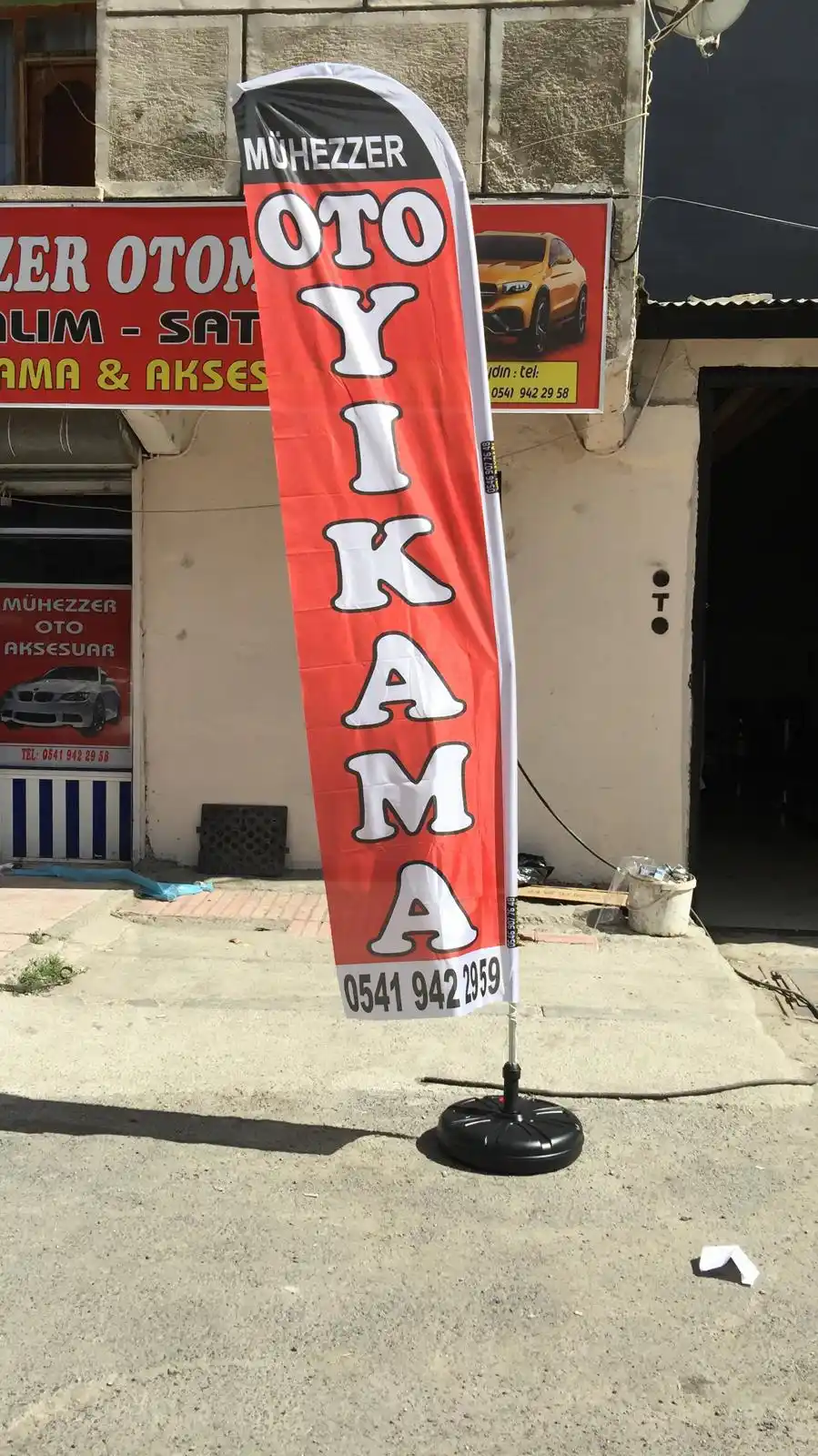 Oto Yıkama Yelken Bayrağı-15